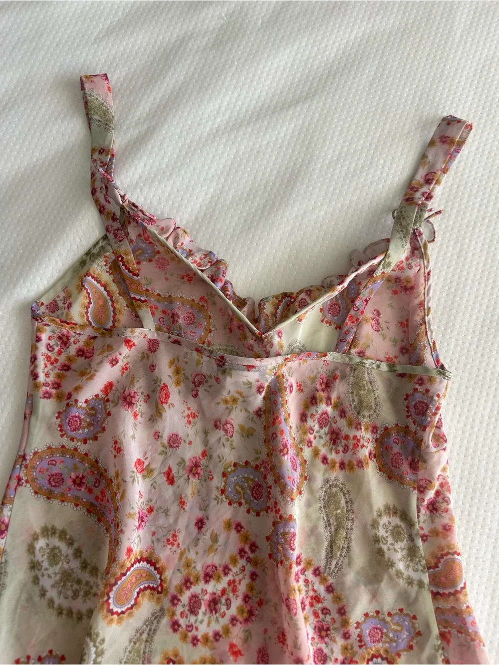 Vintage Floral Paisley Print Slip - Ivy & Annabelle Intimates - Picture 6 of 10